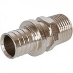SFA-0001-200212 Переходник с наружной резьбой 20х2.0x1/2 никелированный для труб из сшитого полиэтилена аксиальный Stout — изображение 2
