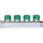 SMB-6849-011204 коллектор регулирующий 1 4 отвода 1/2 плоское уплотнение Stout — изображение 4