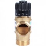 SVM-Термостатические SVM-0120-164325 Термостатический смесительный клапан для систем отопления и ГВС. G 1” M 20-43°С KV 1,6 м3/ч Stout — изображение 4