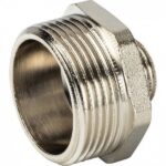 Ниппель НН переходной никелированный 1 1/4X1/2 Stout — изображение 3