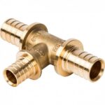 Тройник переходной 25x20x25 для труб из сшитого полиэтилена аксиальный Stout