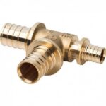 Тройник переходной 25x25x16 для труб из сшитого полиэтилена аксиальный Stout