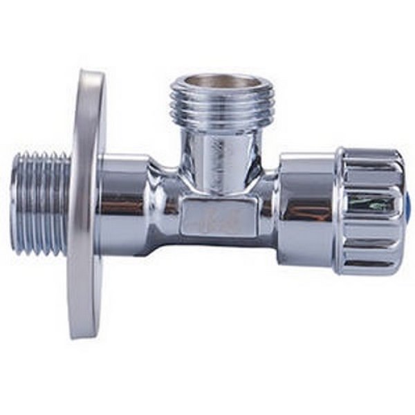 ViEiR Вентиль угловой хромированный 1/2″х1/2″ VER57
