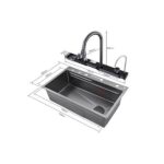 Многофункциональная мойка из нержавеющей стали Savol S-SC001C