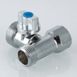 Тройник бытовой с шаровым краном 1/2" х 3/4" х 1/2" VT.256.N.04 — изображение 6
