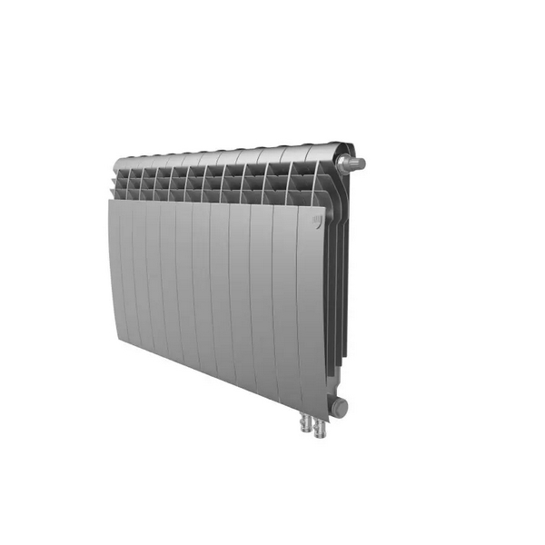 Биметаллический радиатор отопления Royal Thermo BiLiner 500 VR 12 секций Silver Satin
