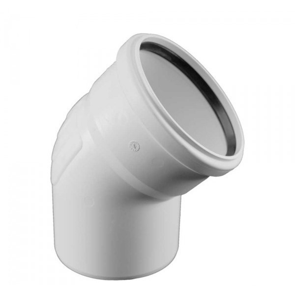 Отвод Raupiano Plus Ø 40 мм × 45° Rehau